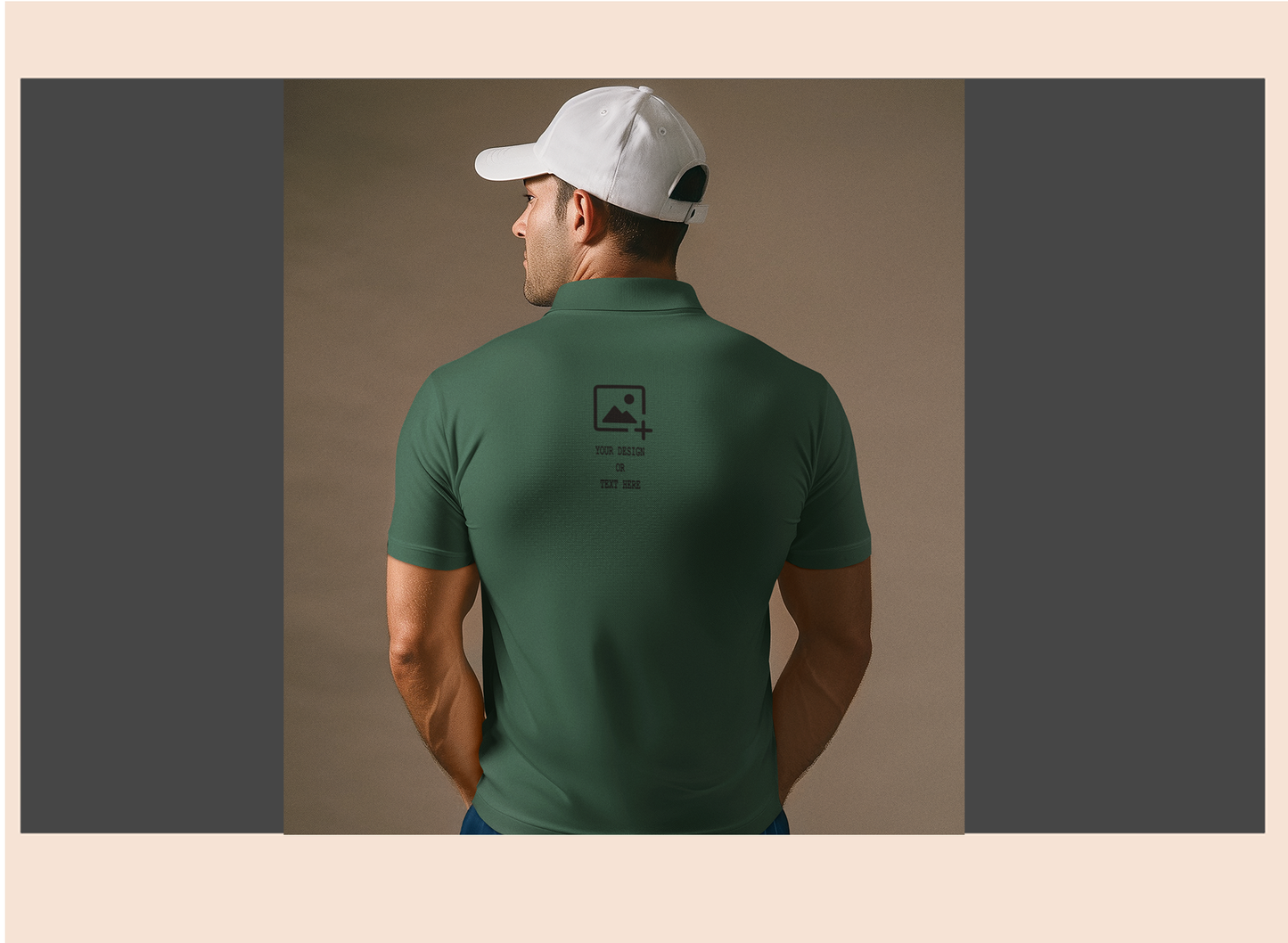Personalize-green-poly-cotton-collar-t-shirt-giligily-002