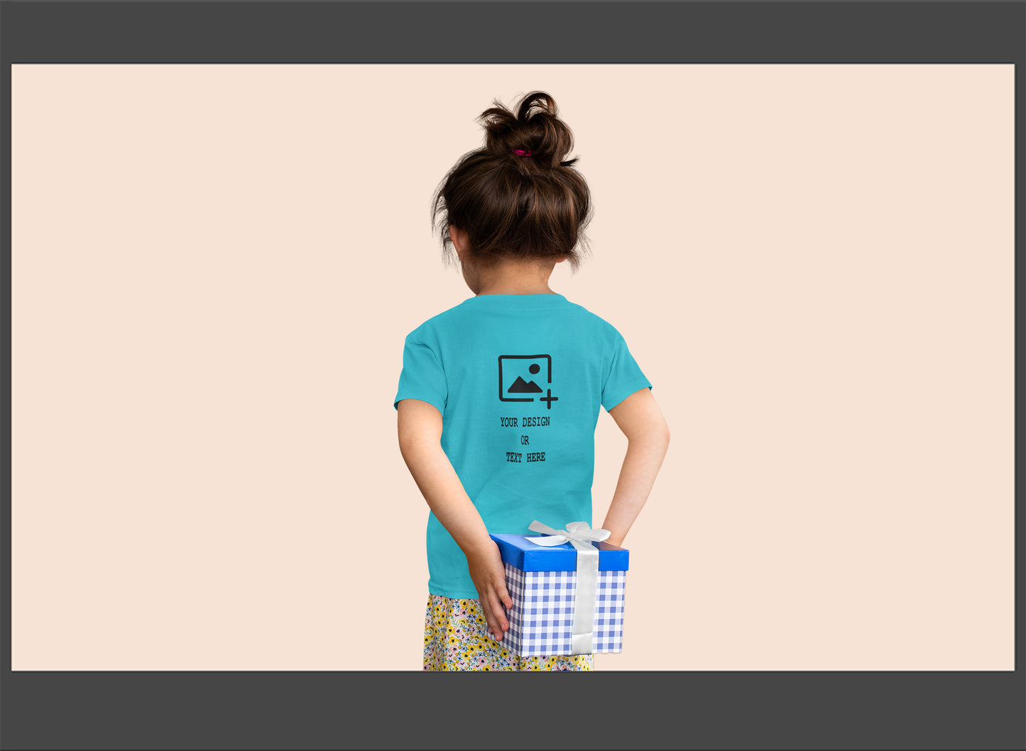 Personalized-aqua-blue-kids-cotton-round-neck-tshirt-giligily-002