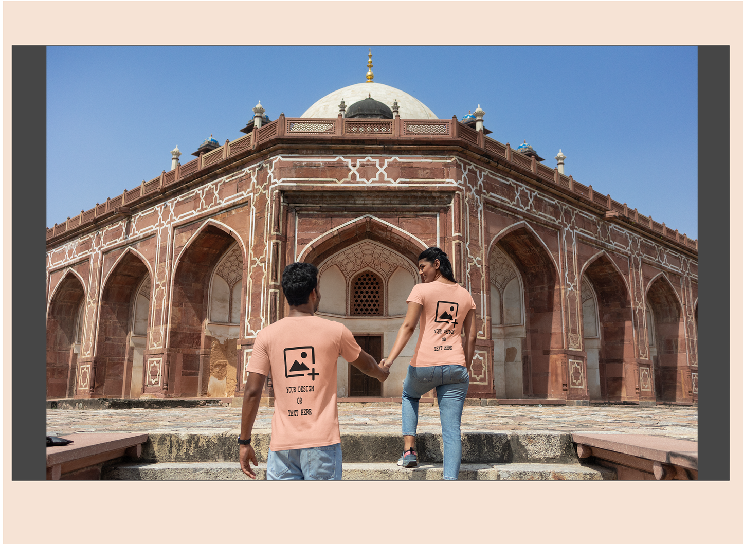 Personalized-peach-cotton-round-neck-tshirt-giligily-002