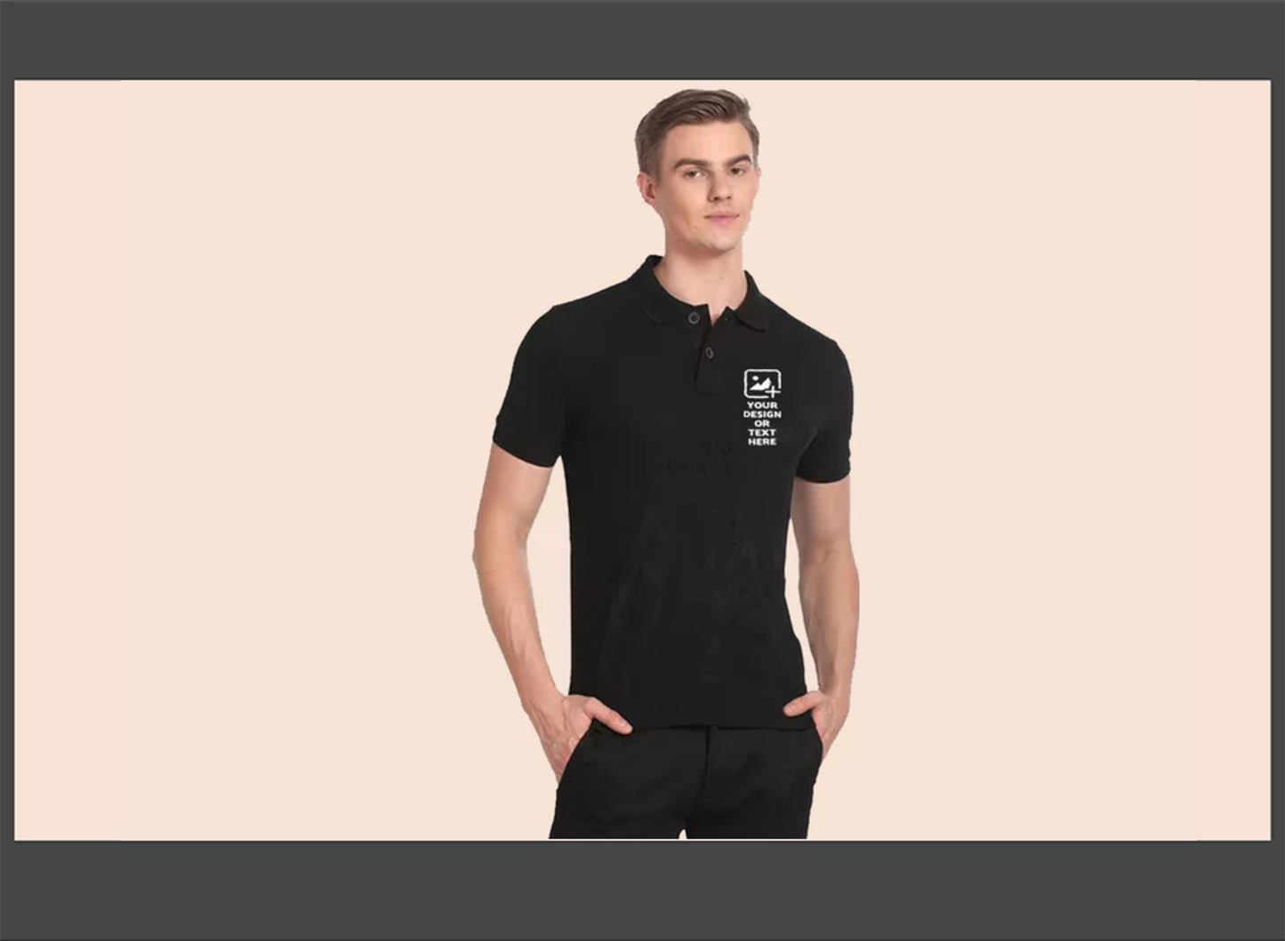custom-cotton-polo-black-man-front