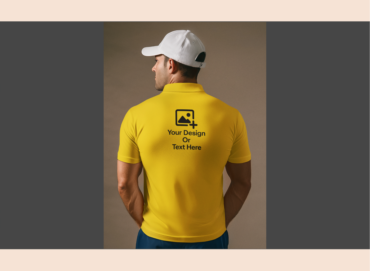 custom-poly-polo-yellow-man-back
