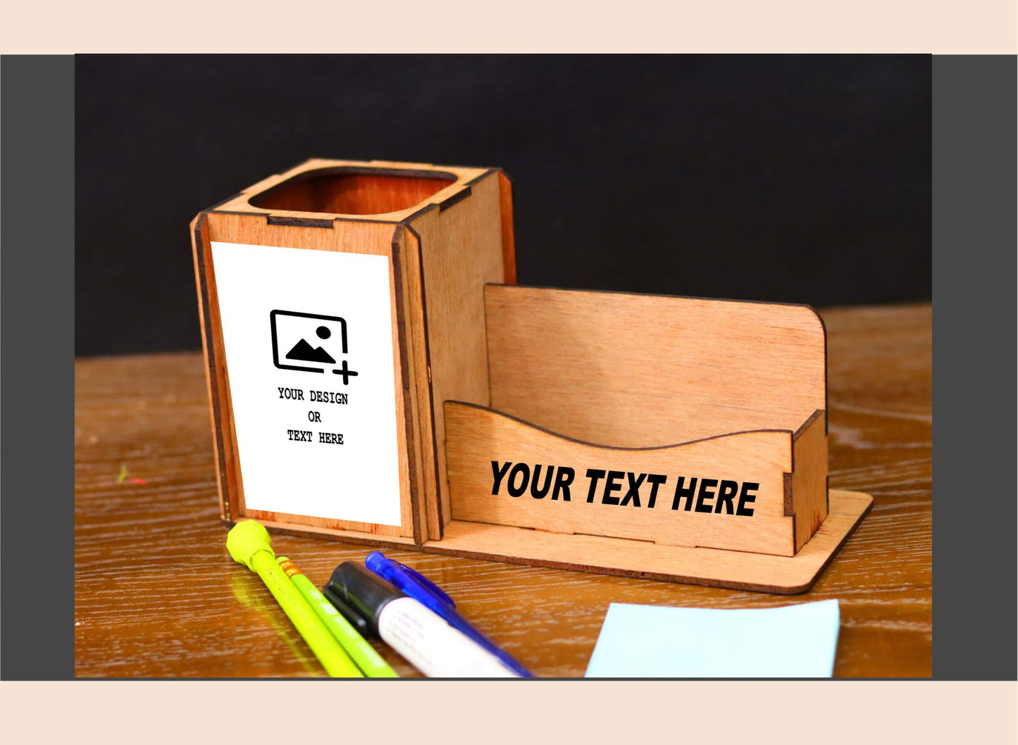 customized-image-text-pen-stand-with-visiting-card-holder-002