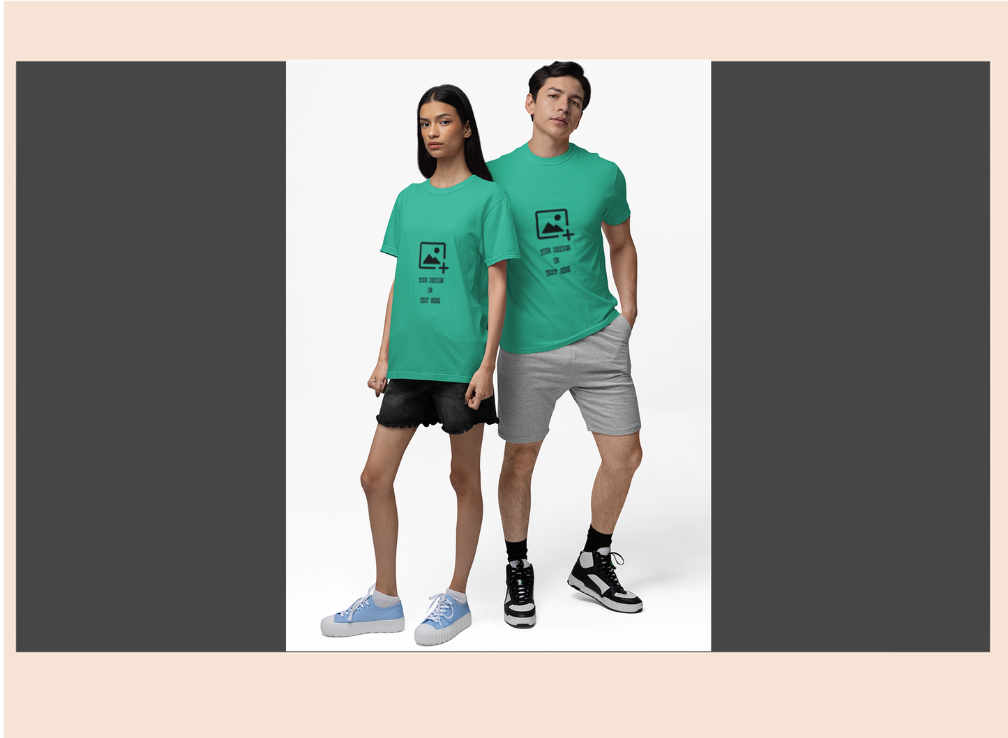 custom-mint-green-couple-front-cotton-round-tee-giligily