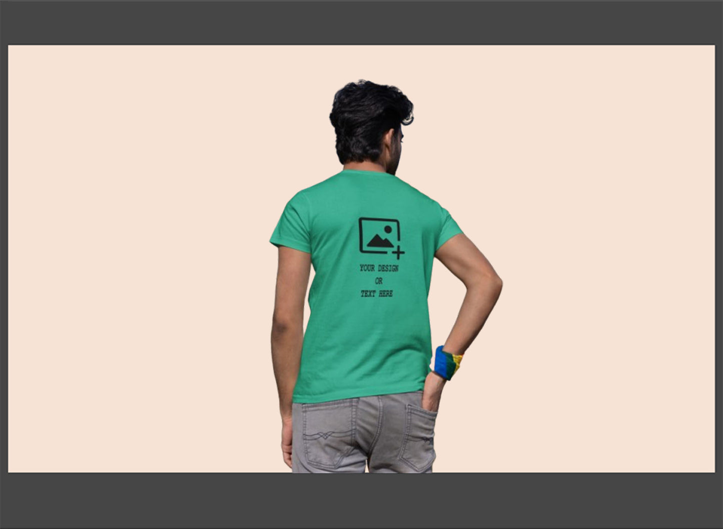 Personalized-mint-green-cotton-round-neck-tshirt-giligily-002