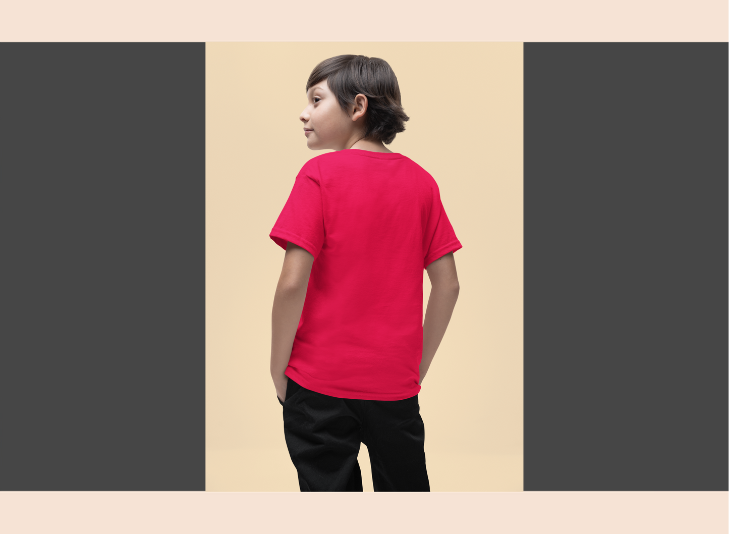 solid-kid-red-round-neck-boy-back-tshirt