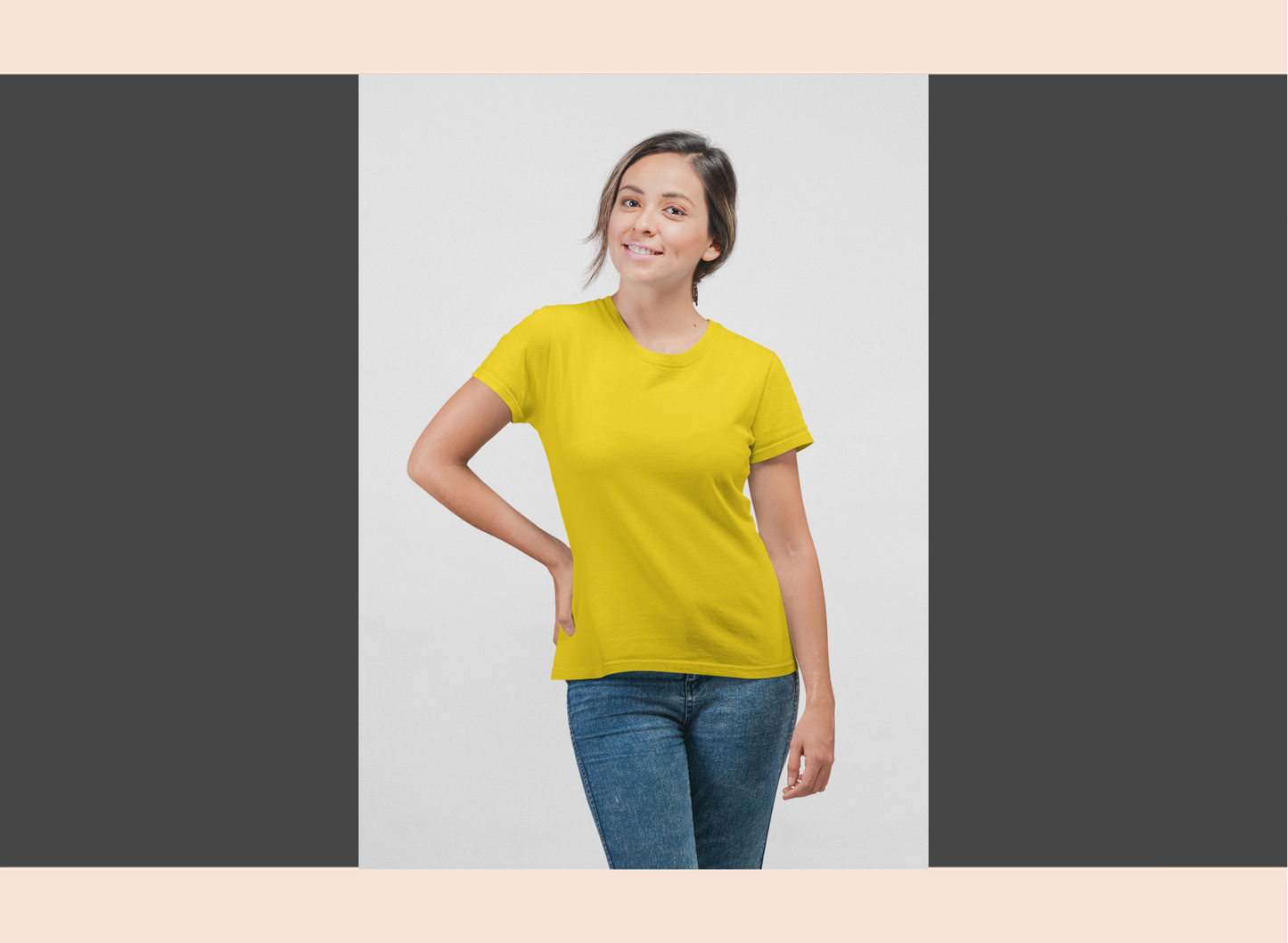 solid-max-dry-round-neck-yellow-woman-front