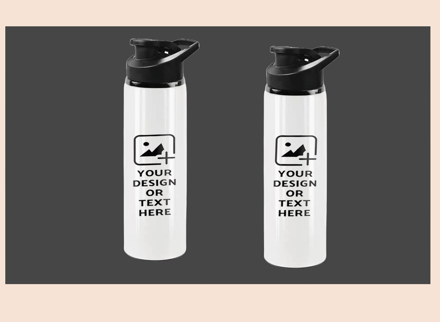 700ml premium sipper bottle custom printed BPA-free GiliGily.