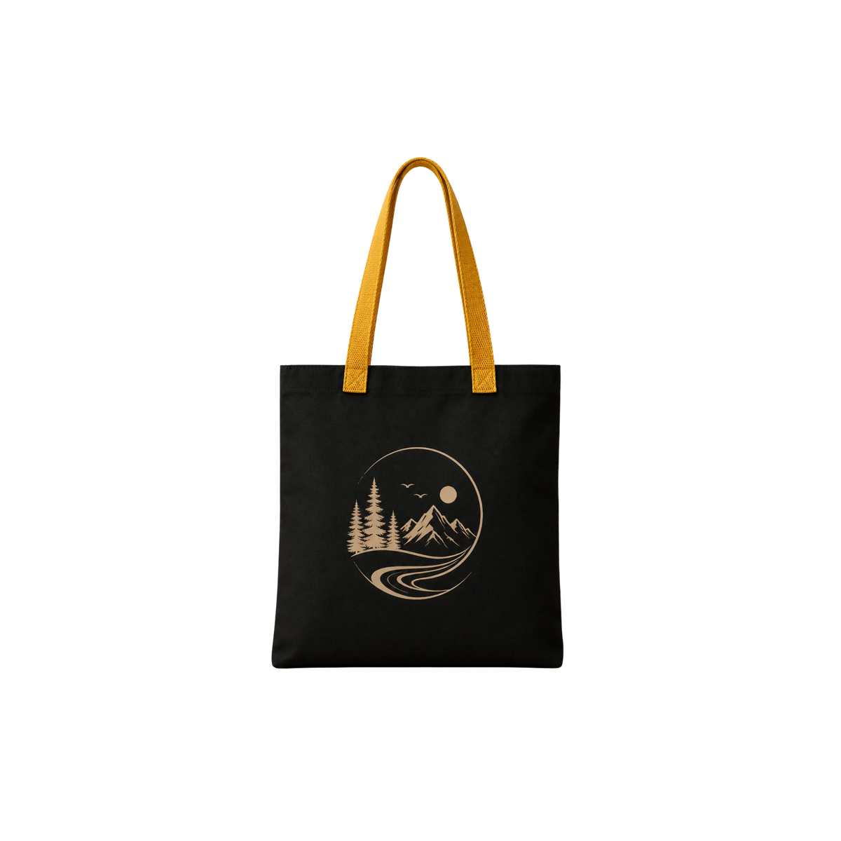 Black Cotton Tote Bags