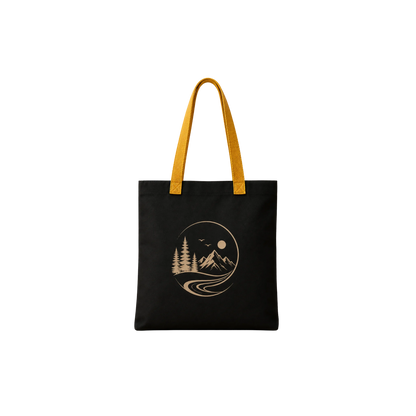 Black Cotton Tote Bags