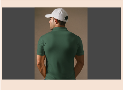 Classic-green-poly-cotton-collar-t-shirt-giligily-004