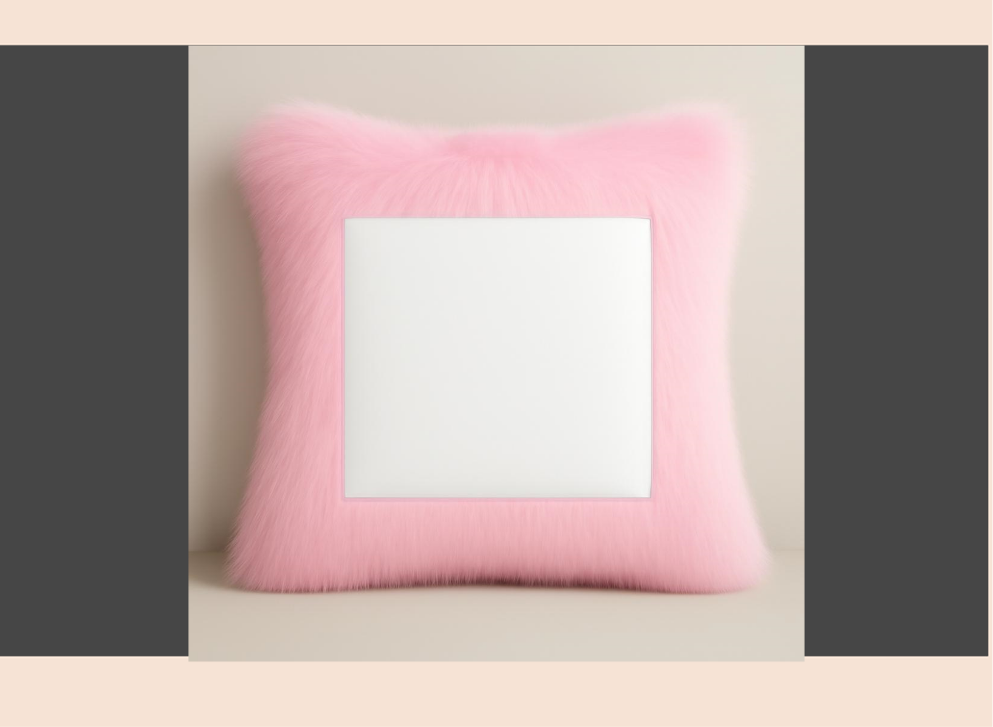 Custom-baby-pink-fur-cushion-14-inch-giligily
