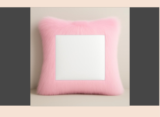Custom-baby-pink-fur-cushion-14-inch-giligily