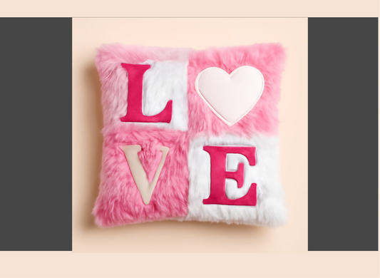 Custom-pink-love-fur-cushion-18-inch-giligily