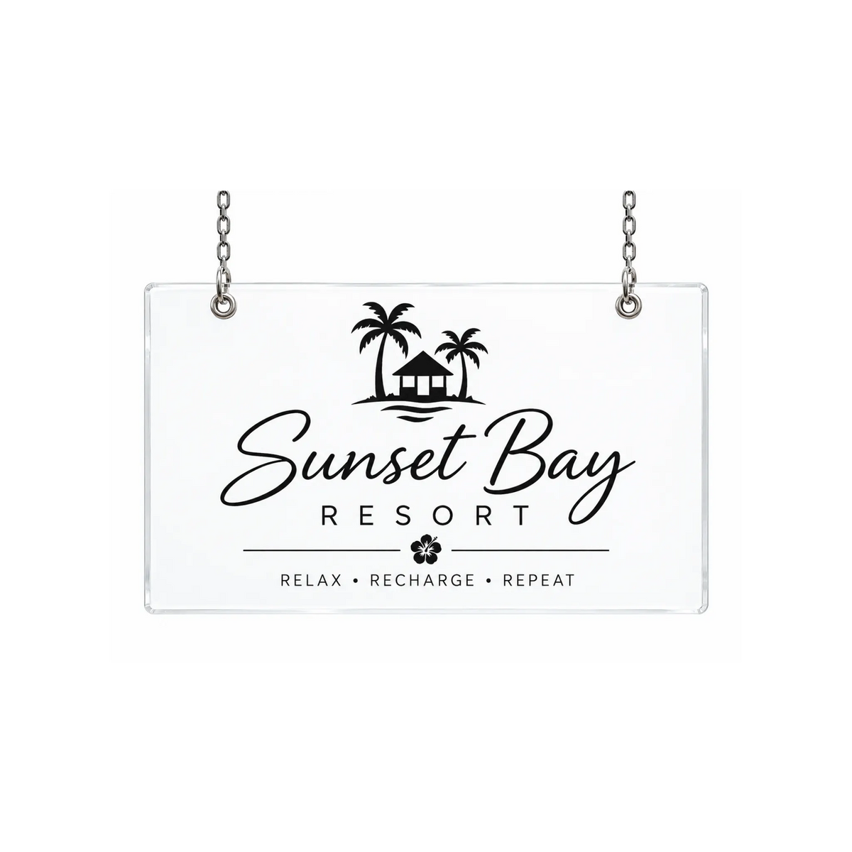Custom Hanging Acrylic Sign Board