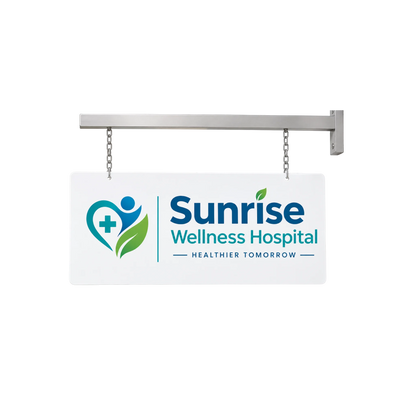 Custom Hanging Acrylic Sign Board