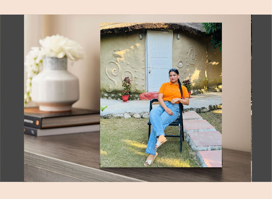 Personalized Borderless Rectangle Acrylic Frame – 10×12 Inch