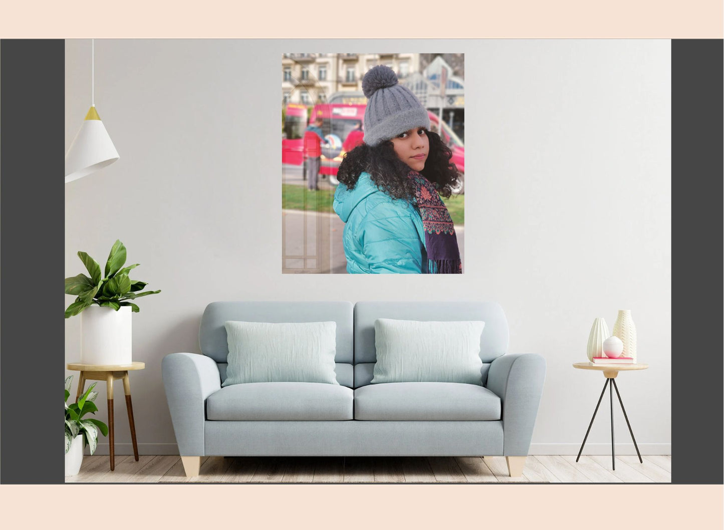 Personalized Borderless Rectangle Acrylic Frame – 18×24 Inch
