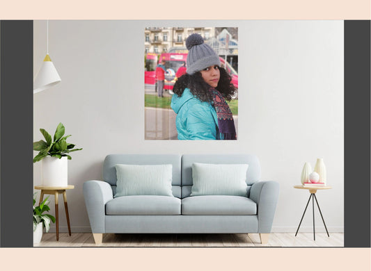 Personalized Borderless Rectangle Acrylic Frame – 12×18 Inch