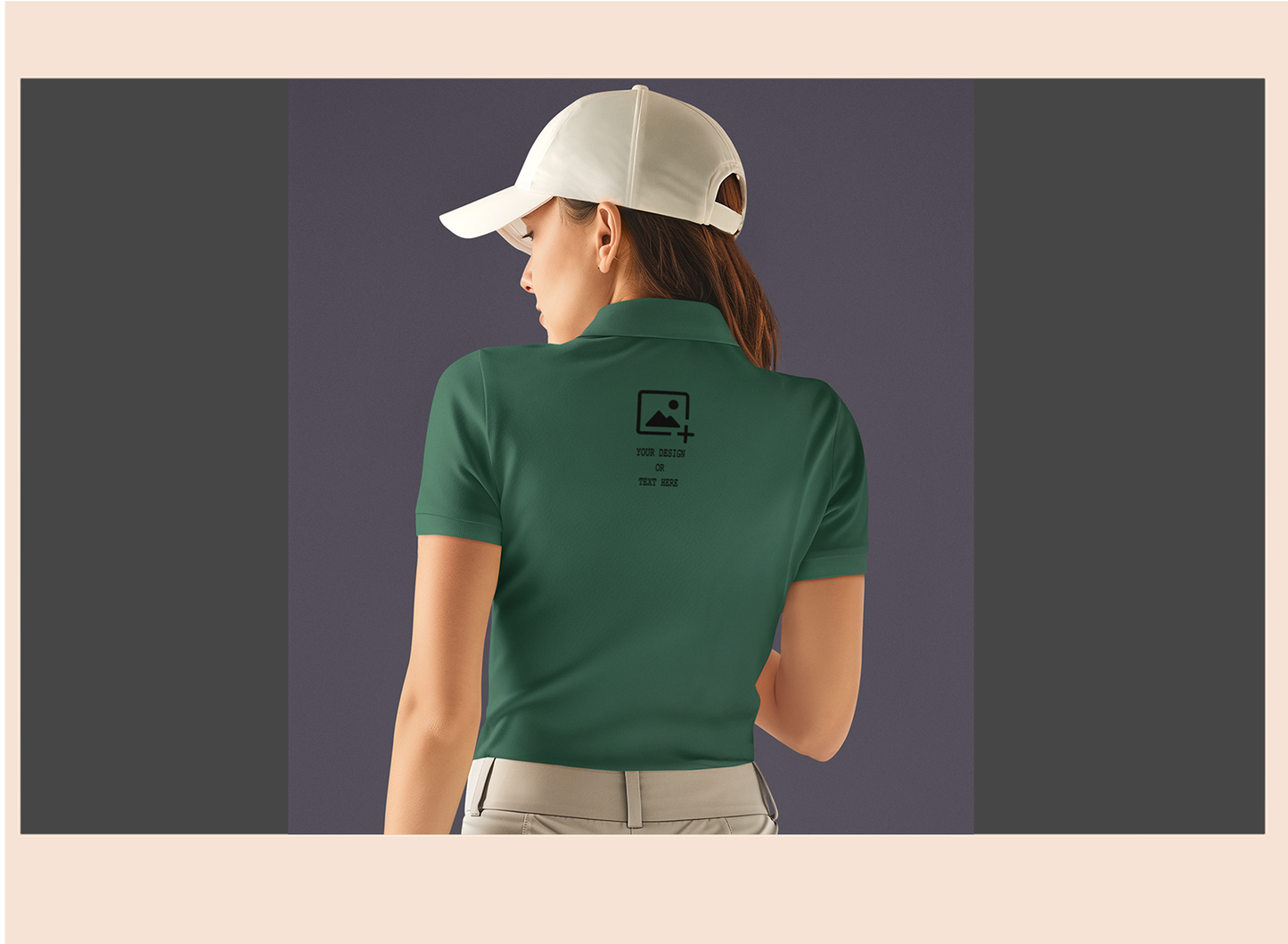 Personalize-green-poly-cotton-collar-t-shirt-giligily-004