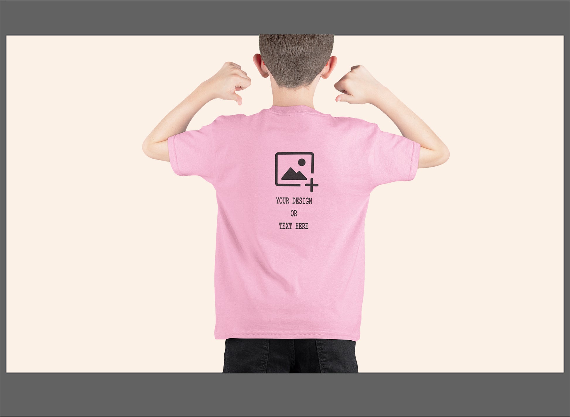 Personalized-baby-pink-kids-cotton-round-neck-tshirt-giligily-002