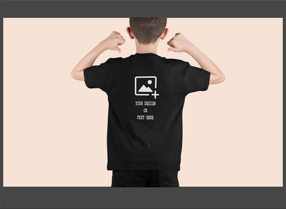 Personalized-black-kids-cotton-round-neck-tshirt-giligily-003