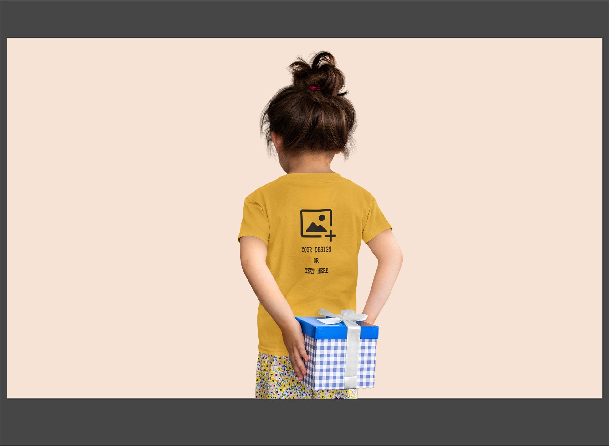Personalized-yellow-kids-cotton-round-neck-tshirt-giligily-002