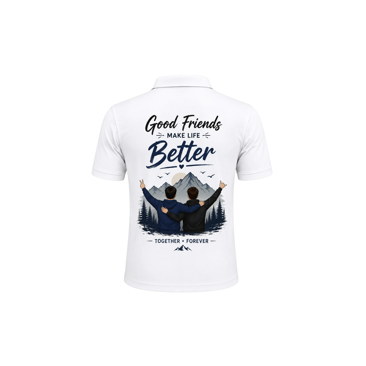 Premium Cotton Collar HoneyComb T-Shirt