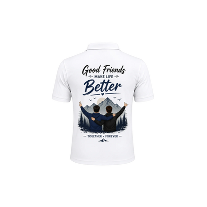 Premium Cotton Collar HoneyComb T-Shirt