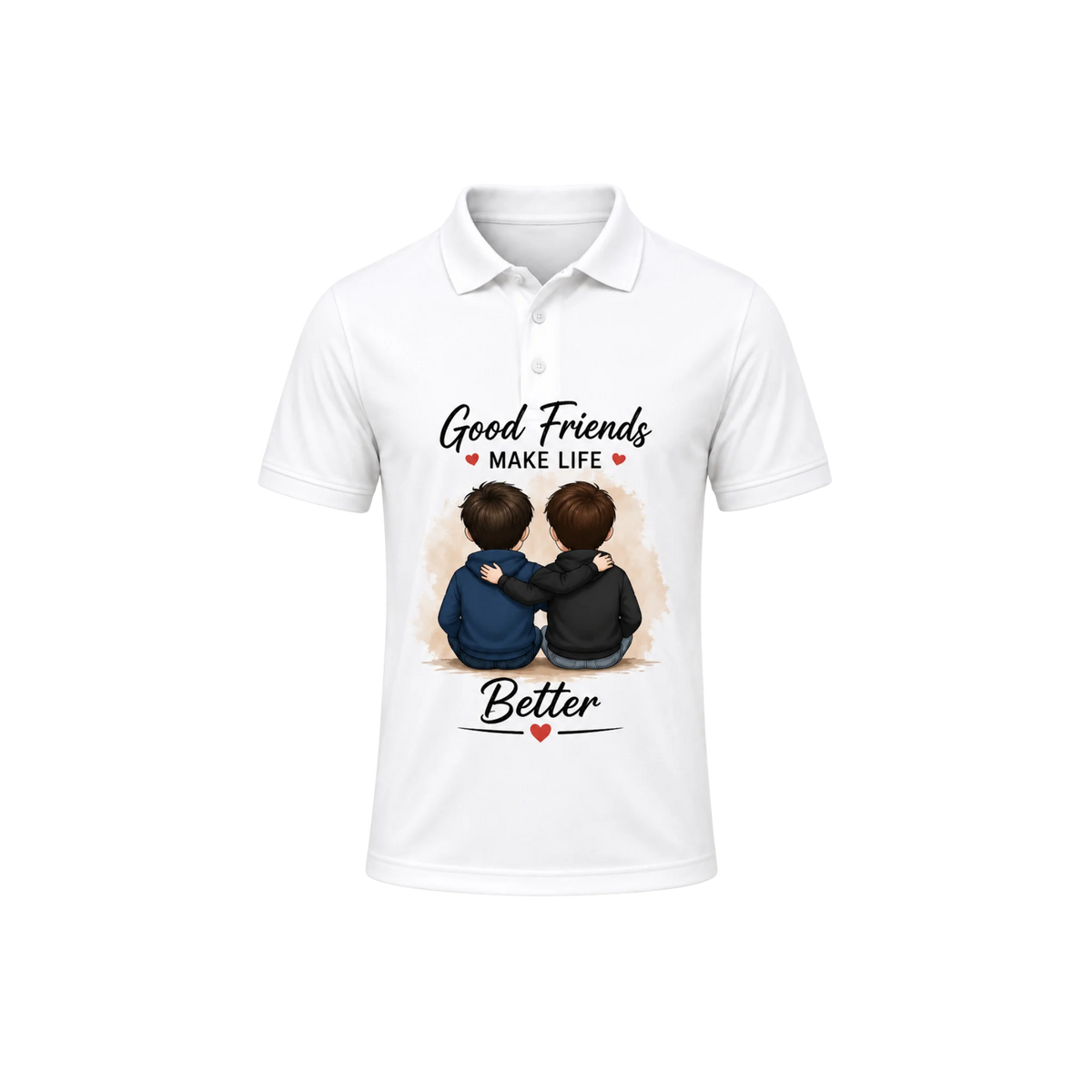 Premium Cotton Collar HoneyComb T-Shirt