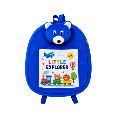 Teddy Face School Bag