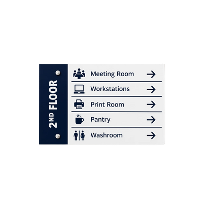 Wall Mount Signs (Rectangle)