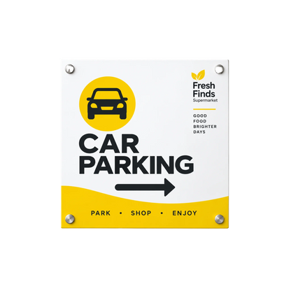 Wall Mount Signs (Square)