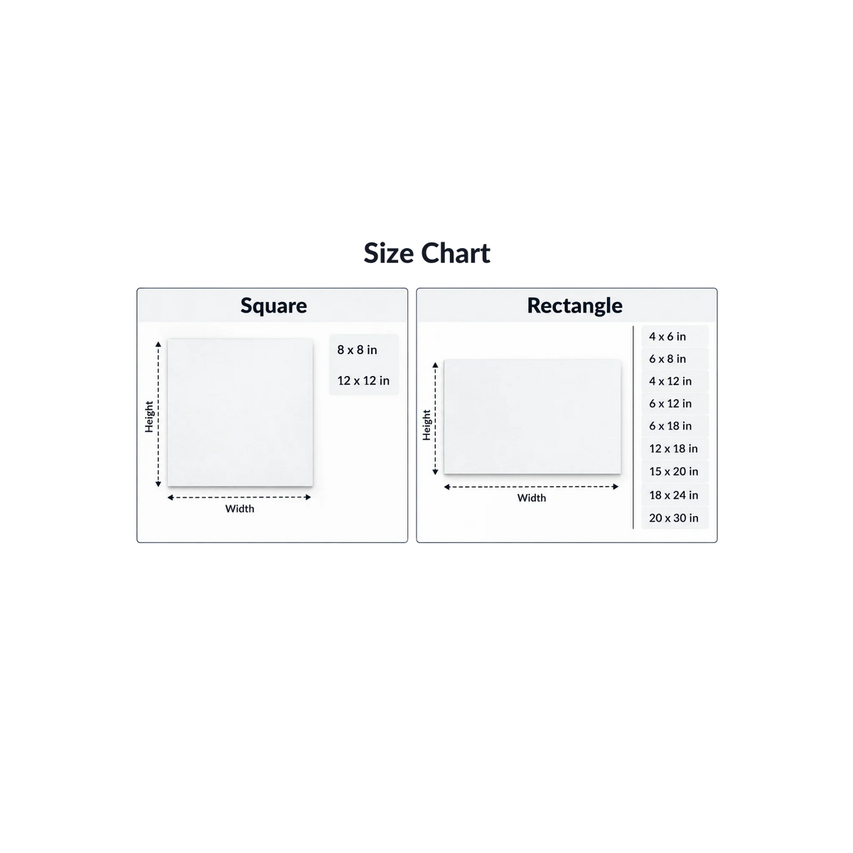 Wall Mount Signs (Rectangle)