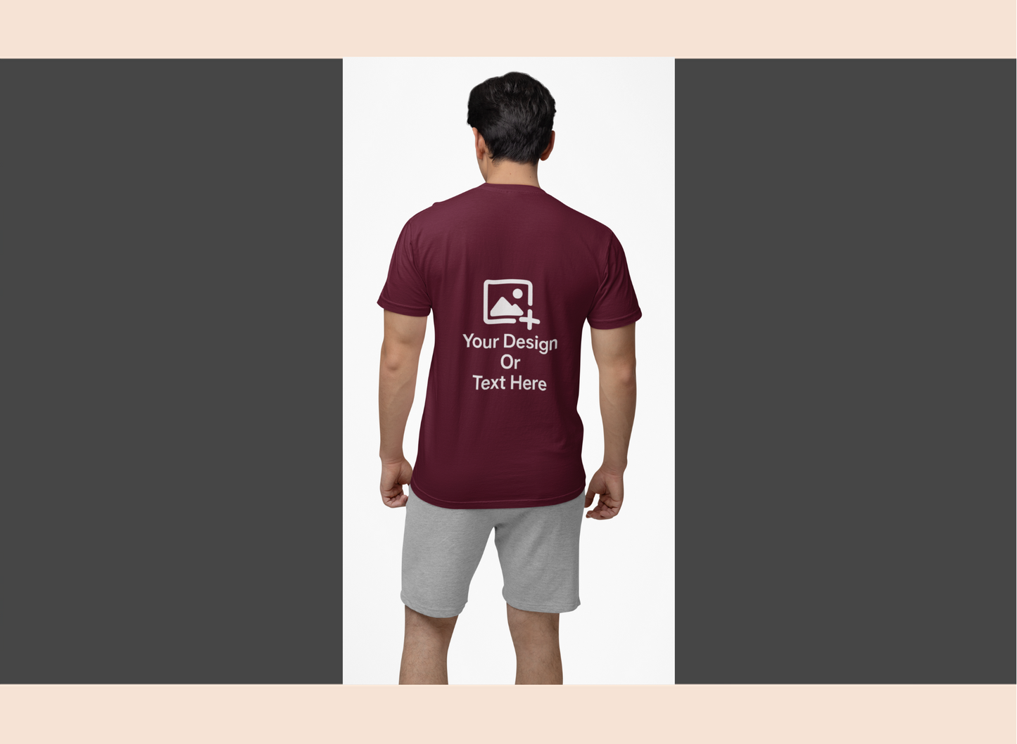 custom-cotton-round-neck-wine-man-back