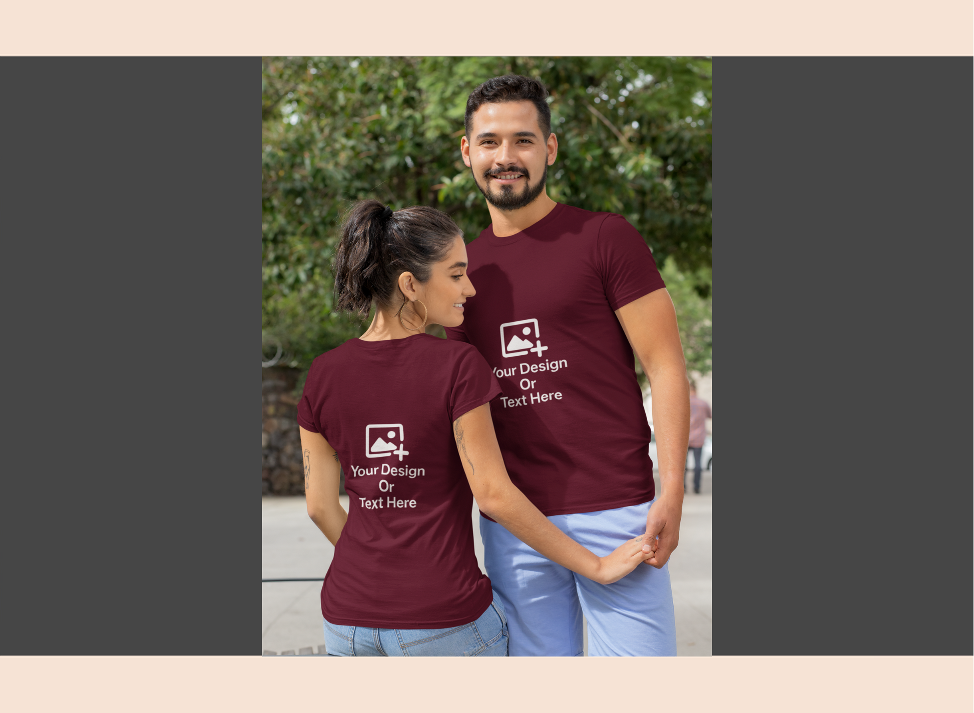 custom-cotton-round-neck-wine-man-front-woman-back