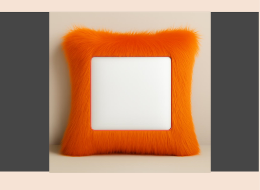 custom-orange-fur-cushion-14-inch-giligily