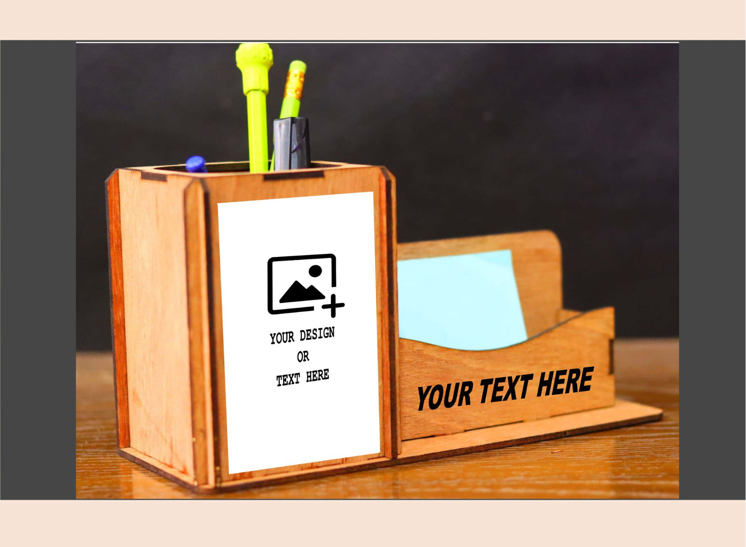 customized-image-text-pen-stand-with-visiting-card-holder-001