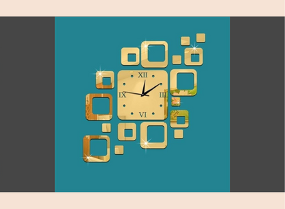 geometric-golden-mirror-wooden-wall-clock-3b