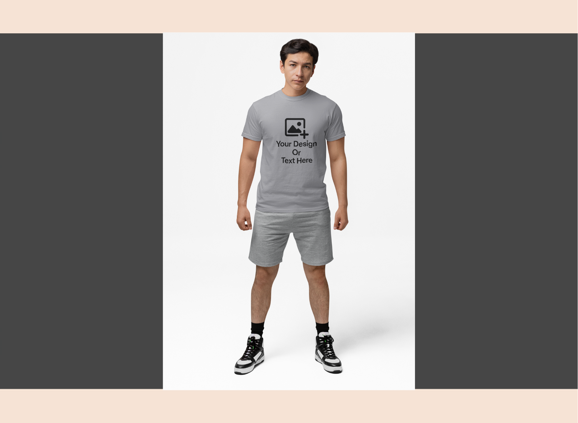 custom-round-neck-grey-man-front-cotton-tshirt