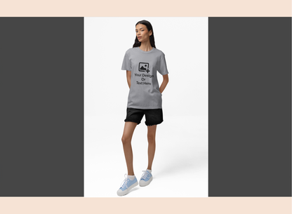 custom-round-neck-grey-woman-front-cotton-tshirt