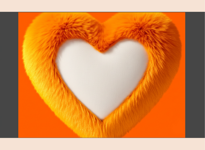 heart-fur-orange-cushion-2
