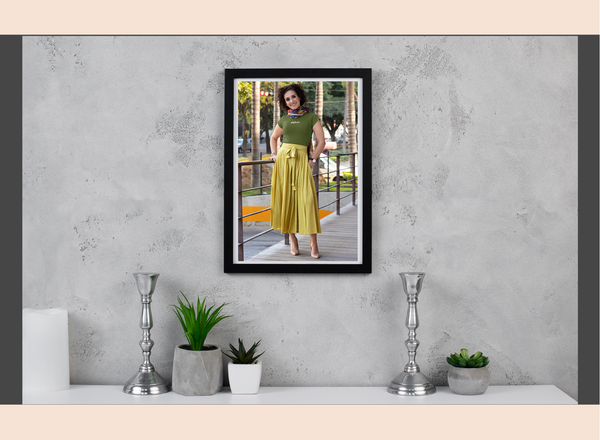 Premium Medium Fixed Wooden Photo Frame – 8x10, 8x12, 10x12, 10x14 | Home & Gallery Art