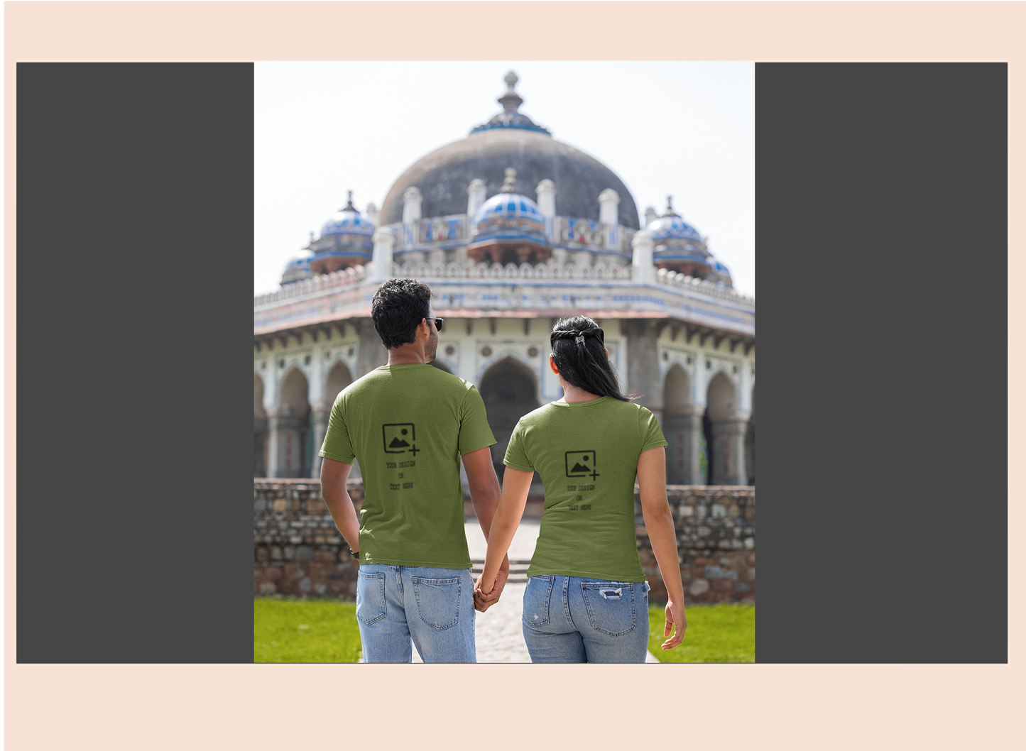 Personalized-olive-green-cotton-round-neck-t-shirt-giligily-002