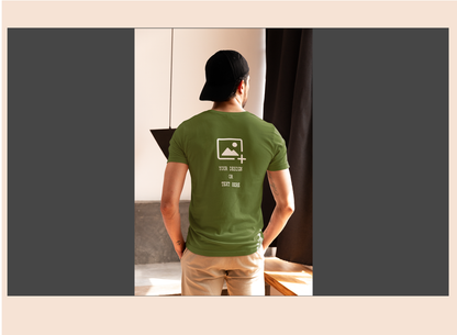 Personalized-olive-green-cotton-round-neck-t-shirt-giligily-006