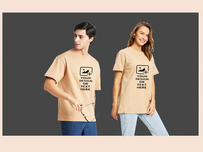 personalised-beige-drop-shoulder-tshirt-210gsm-giligily-001