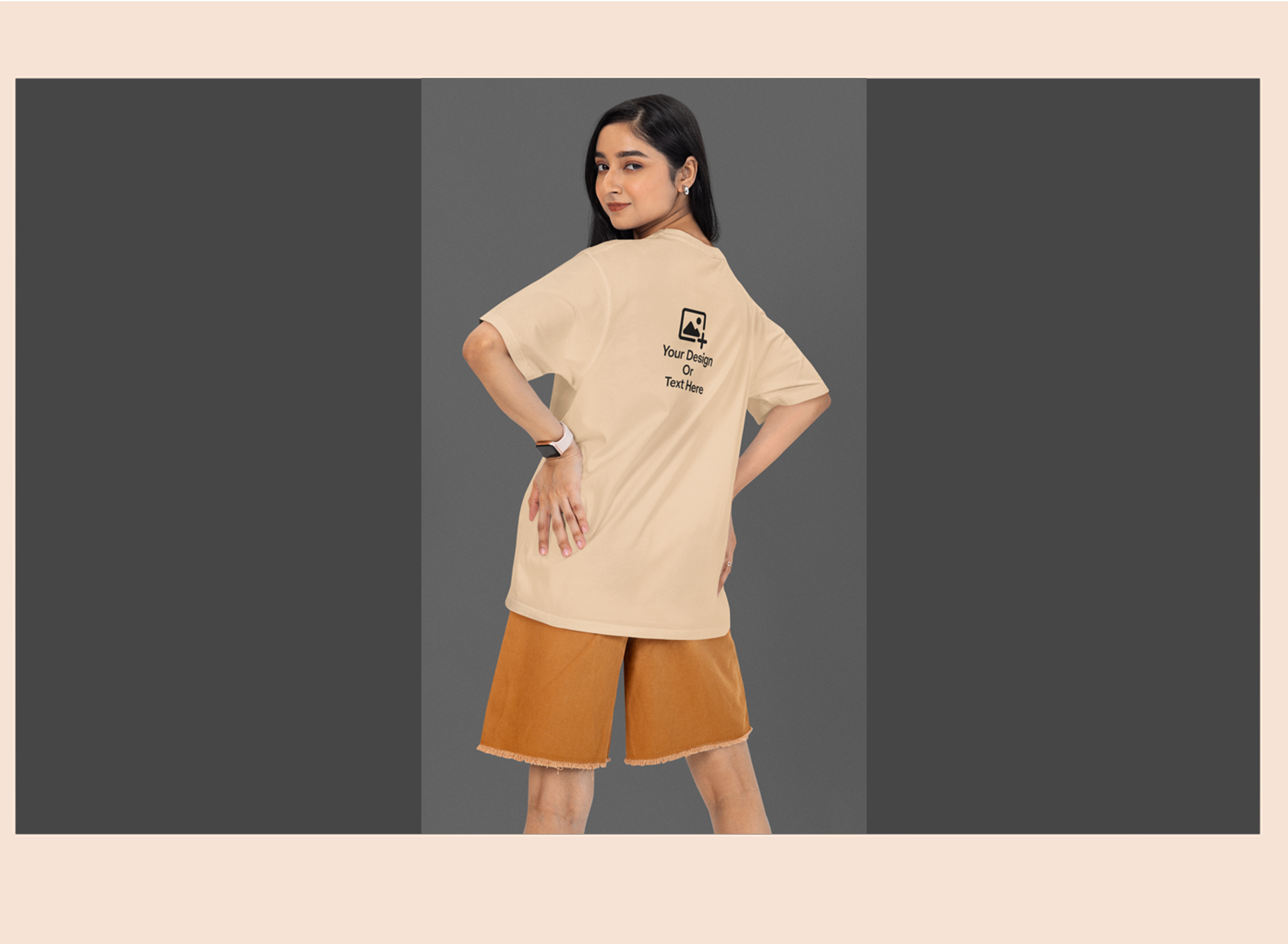 personalised-beige-drop-shoulder-tshirt-210gsm-giligily-003