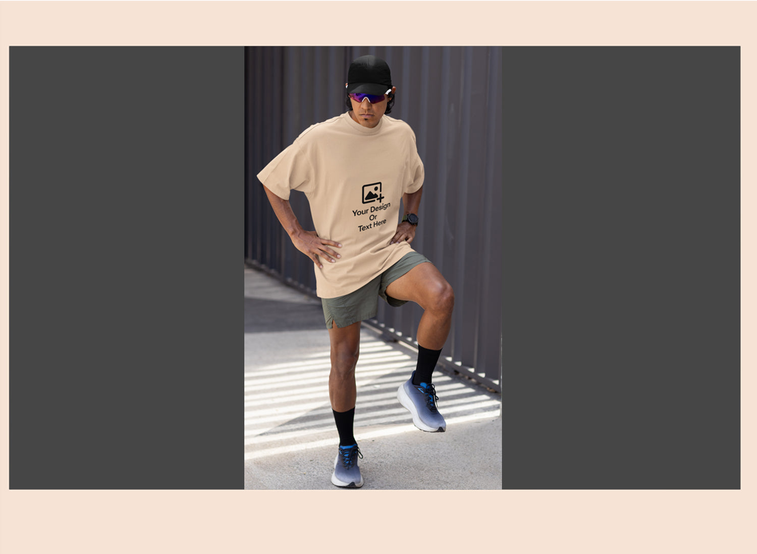 personalised-beige-drop-shoulder-tshirt-210gsm-giligily-004