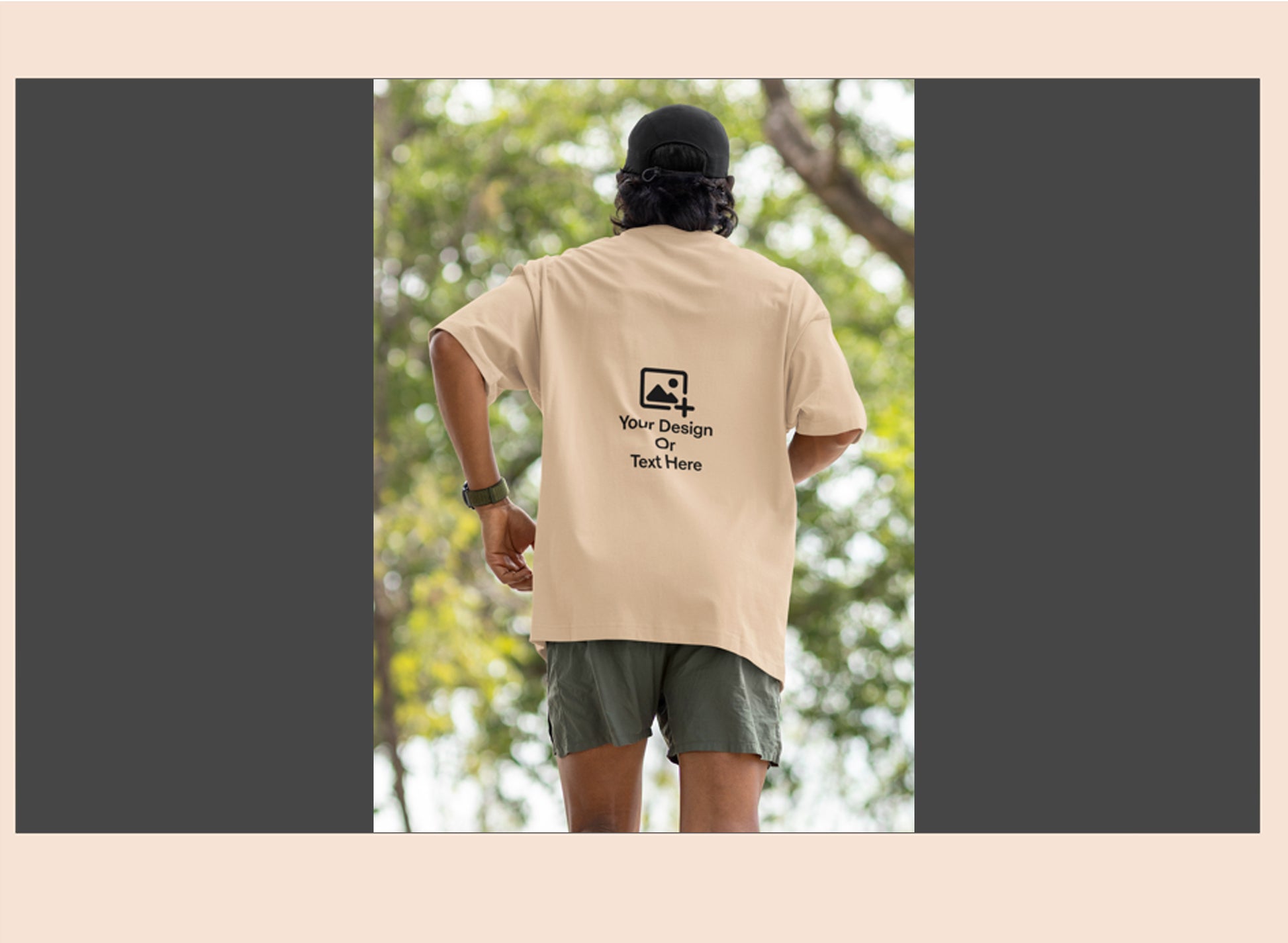 personalised-beige-drop-shoulder-tshirt-210gsm-giligily-005