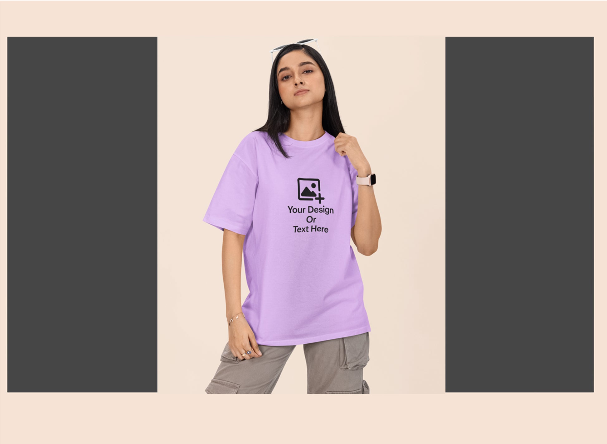 personalised-lavender-drop-shoulder-tshirt-210gsm-giligily-002
