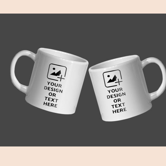 6oz white mini mug with personalized design – Desk or kids mug by GiliGily.